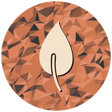 Bir ağaç damlasının vektör illüstrasyonu