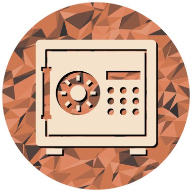 güvenli simge vektör illüstrasyonu