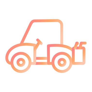 araba simgesi vektör illüstrasyonu