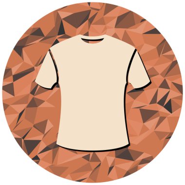 Modern simge işaretinin vektör illüstrasyonu.