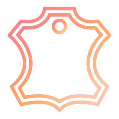 Deri modern simge vektör illüstrasyonu 