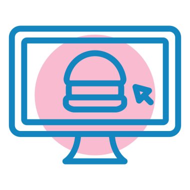 Çevrimiçi Mağaza. Basit illüstrasyon