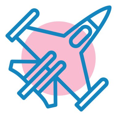 Uçak. Web simgesi basit illüstrasyon