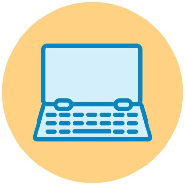 Bilgisayar. Web simgesi basit illüstrasyon