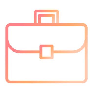 Çanta. Web simgesi basit illüstrasyon 