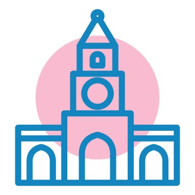 Bina. Web simgesi basit tasarım