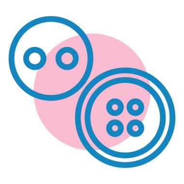 düğme simgesi, vektör illüstrasyonu basit tasarım