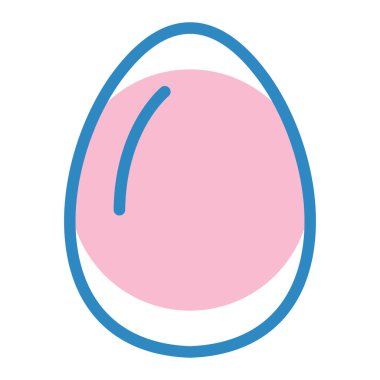 Yumurta. Web simgesi basit illüstrasyon