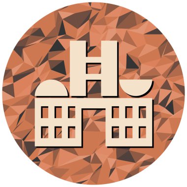 Bir binanın vektör illüstrasyonu