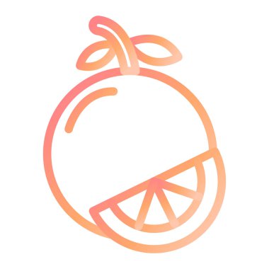  turuncu simge vektör illüstrasyonu