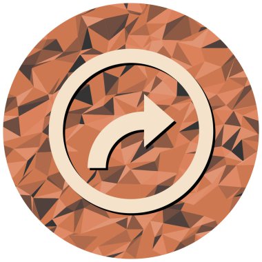 ok simgesi, vektör illüstrasyonu