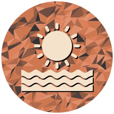 şirin çizgi film simgesinin vektör illüstrasyonu