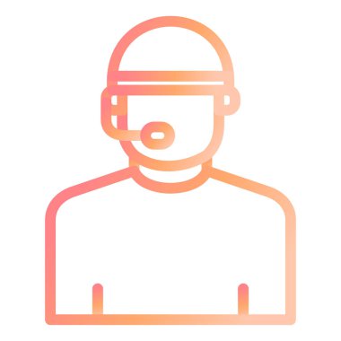 Modern ikon vektör illüstrasyonu hakemi 