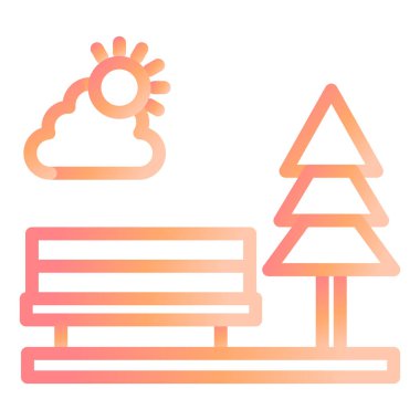 Ağaç. Web simgesi basit illüstrasyon