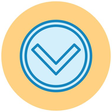 Düğme. Web simgesi basit illüstrasyon