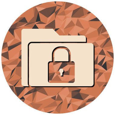 kilit simgesi, vektör illüstrasyonu