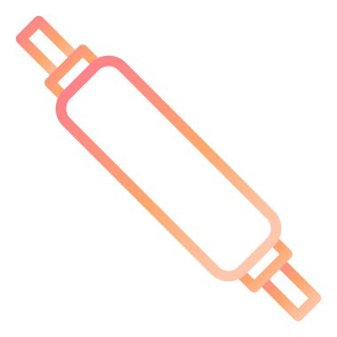 Rolling Pins modern simge vektör çizimi 
