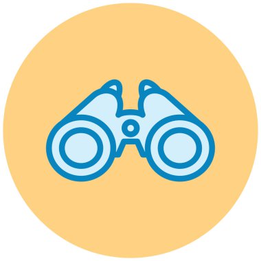 Dürbün. Web simgesi basit tasarım