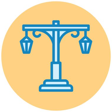 Lambalar. Web simgesi basit illüstrasyon