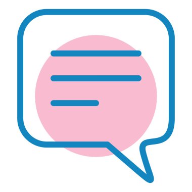 Sohbet balonu Basit resimleme