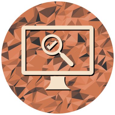 seo modern simgesinin vektör illüstrasyonu