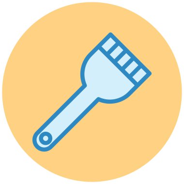 boya fırçası ikonu. vektör illüstrasyonu