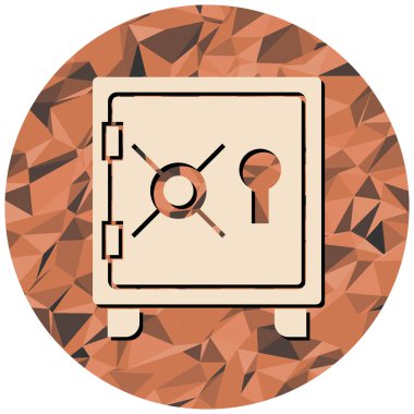 Güvenli bir simgenin vektör illüstrasyonu