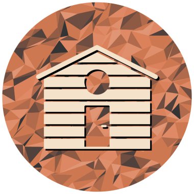 Bir evin vektör illüstrasyonu