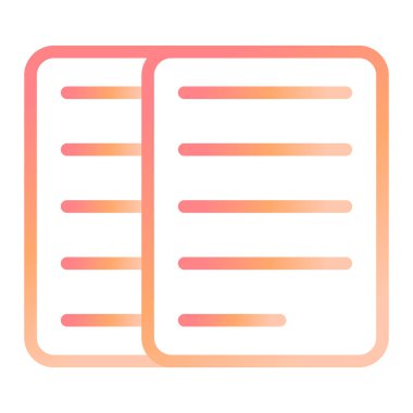 belge simgesi vektör illüstrasyonu