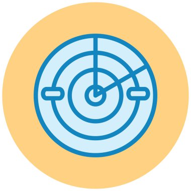 Hedef. Web simgesi basit illüstrasyon