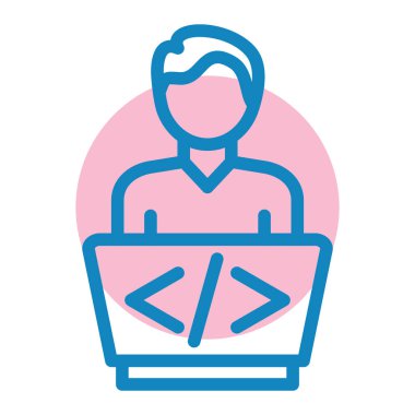 Seo simgesinin vektör illüstrasyonu