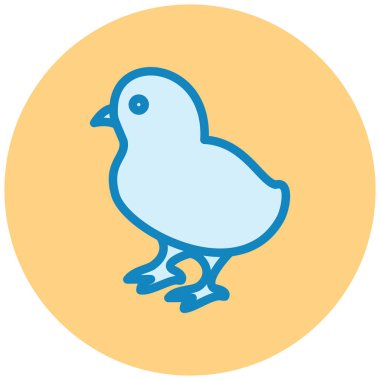 Kuş. Web simgesi basit illüstrasyon