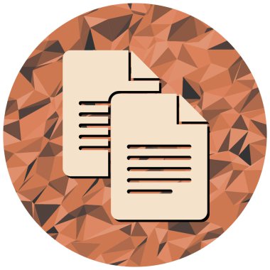 dosya belgesi simgesi, vektör illüstrasyonu