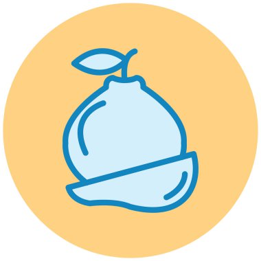 Palamut. Web simgesi basit illüstrasyon