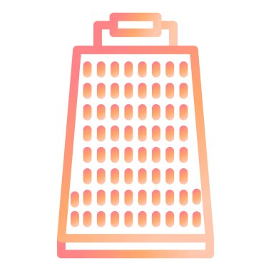 Grater modern simge vektör illüstrasyonu 