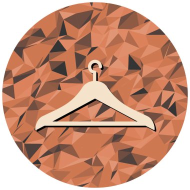 askı simgesi, vektör illüstrasyonu