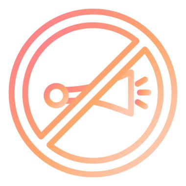 ses simgesi vektör illüstrasyonu yok