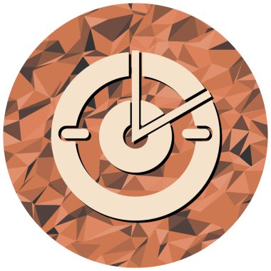 hedef simge vektör illüstrasyonu