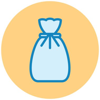 Çuval. Web simgesi basit illüstrasyon