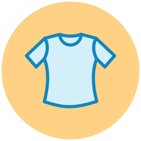 Shirt Ícone Web Ilustração Simples — Vetor de Stock