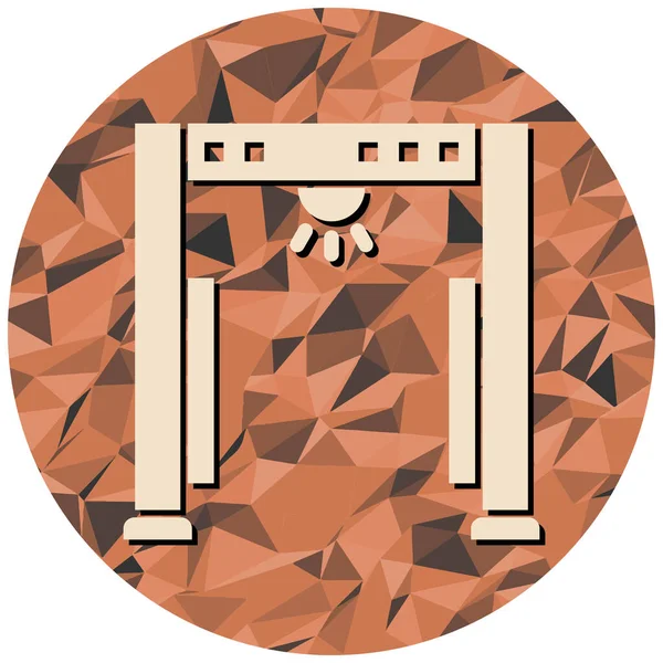 Modern b 'nin vektör illüstrasyonu torba simgesinden yoksun