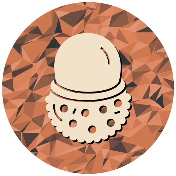 Yuvarlak bir yumurta kapağının resmi.