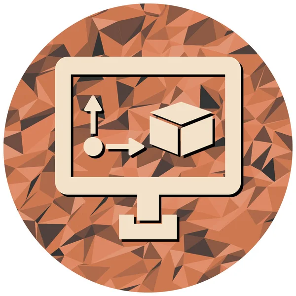 Bilgisayar, teknoloji, internet, ağ, ikon. vektör illüstrasyonu