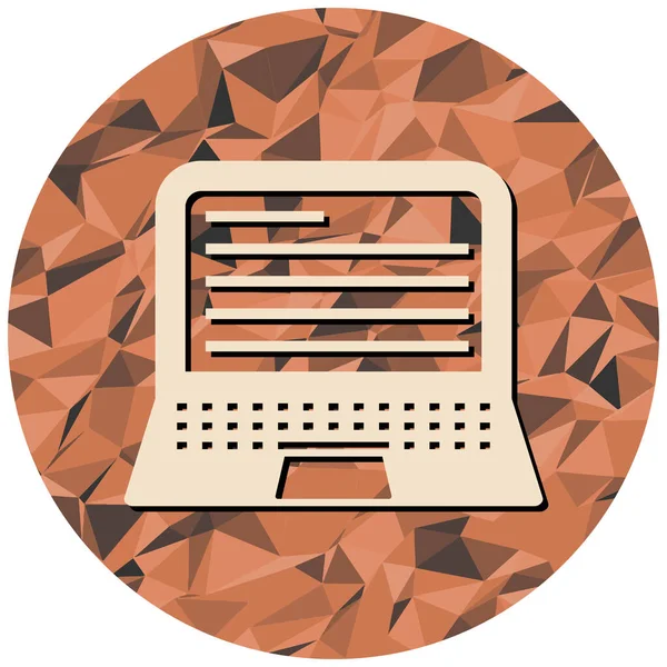 dizüstü bilgisayar simgesi, vektör illüstrasyonu