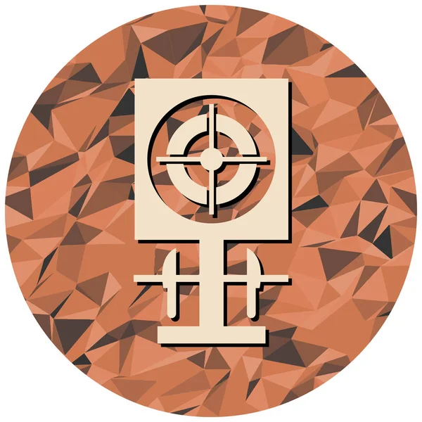 Hedef simgenin vektör illüstrasyonu