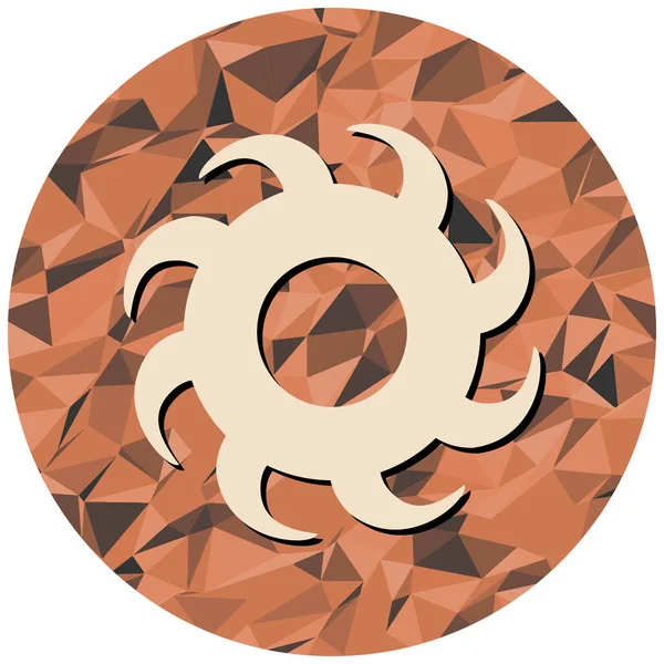 Soyut geometrik renkli arkaplanın vektör çizimi