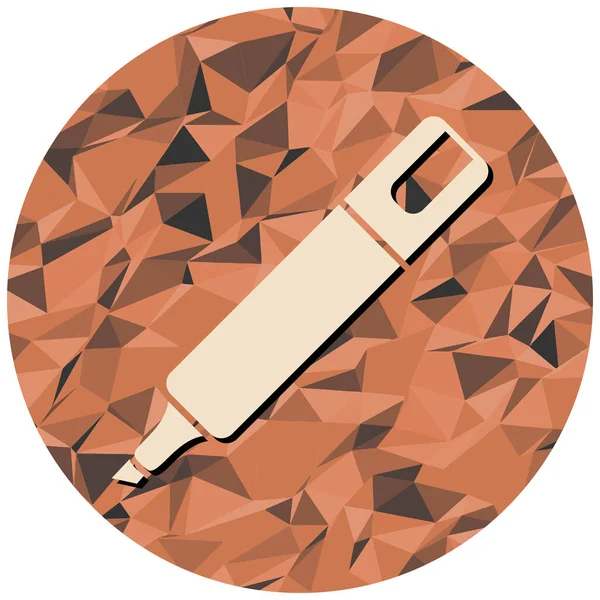 Kalem simgesi. vektör illüstrasyonu