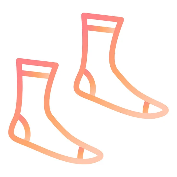 Calcetines Icono Web Ilustración Simple — Vector de stock