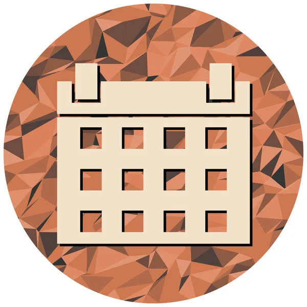 Takvim simgesi, vektör çizimi