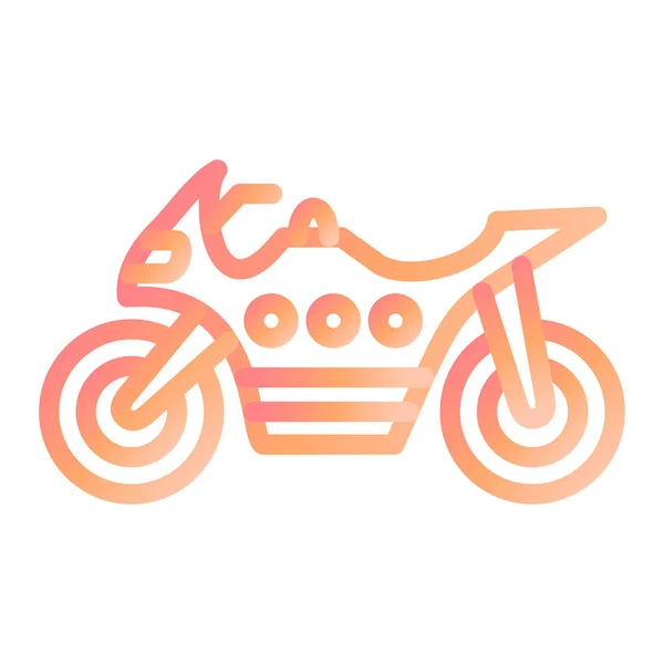 Βαρύ Ποδήλατο Web Εικονίδιο Απλή Απεικόνιση — Διανυσματικό Αρχείο